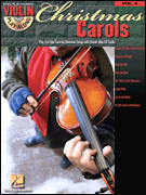 VIOLIN PLAY ALONG #5 CHRISTMAS CAROLS Book with Online Audio Access cover